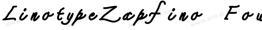 LinotypeZapfino Four字体转换